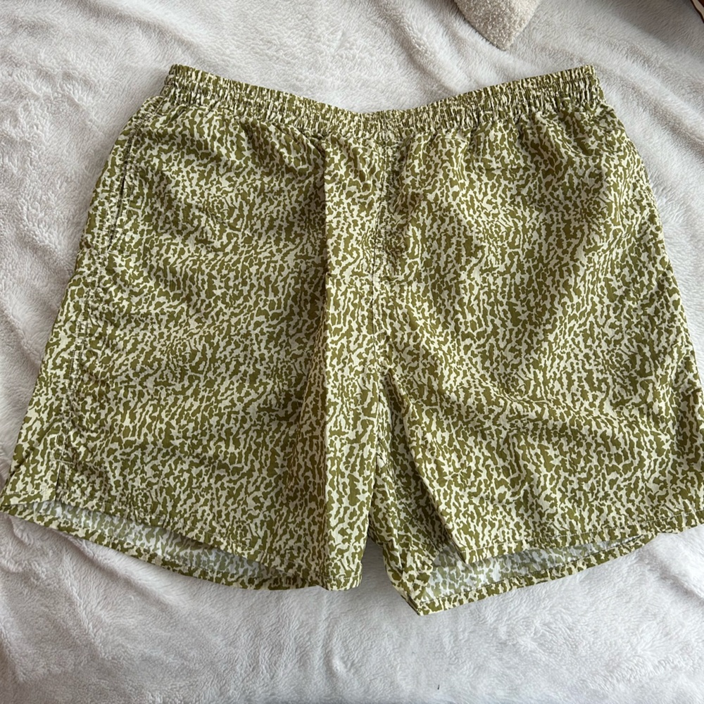 Gramicci Green Camo Swim Shorts